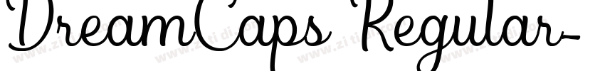 DreamCaps Regular字体转换